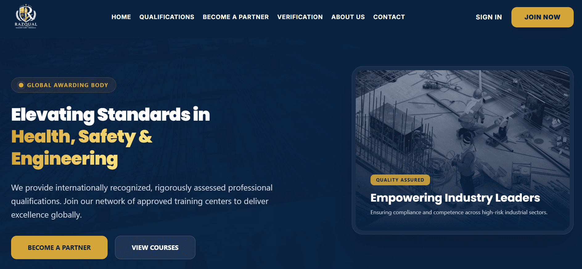Razqual Portal - Global Awarding Body & Qualifications
