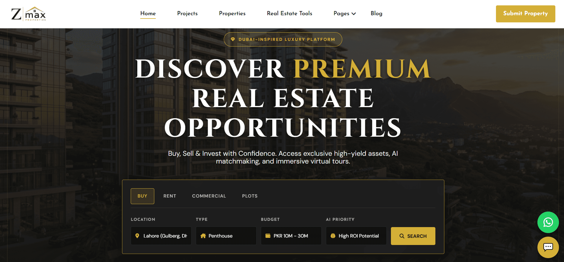 Z Max Properties - Premium Real Estate Platform