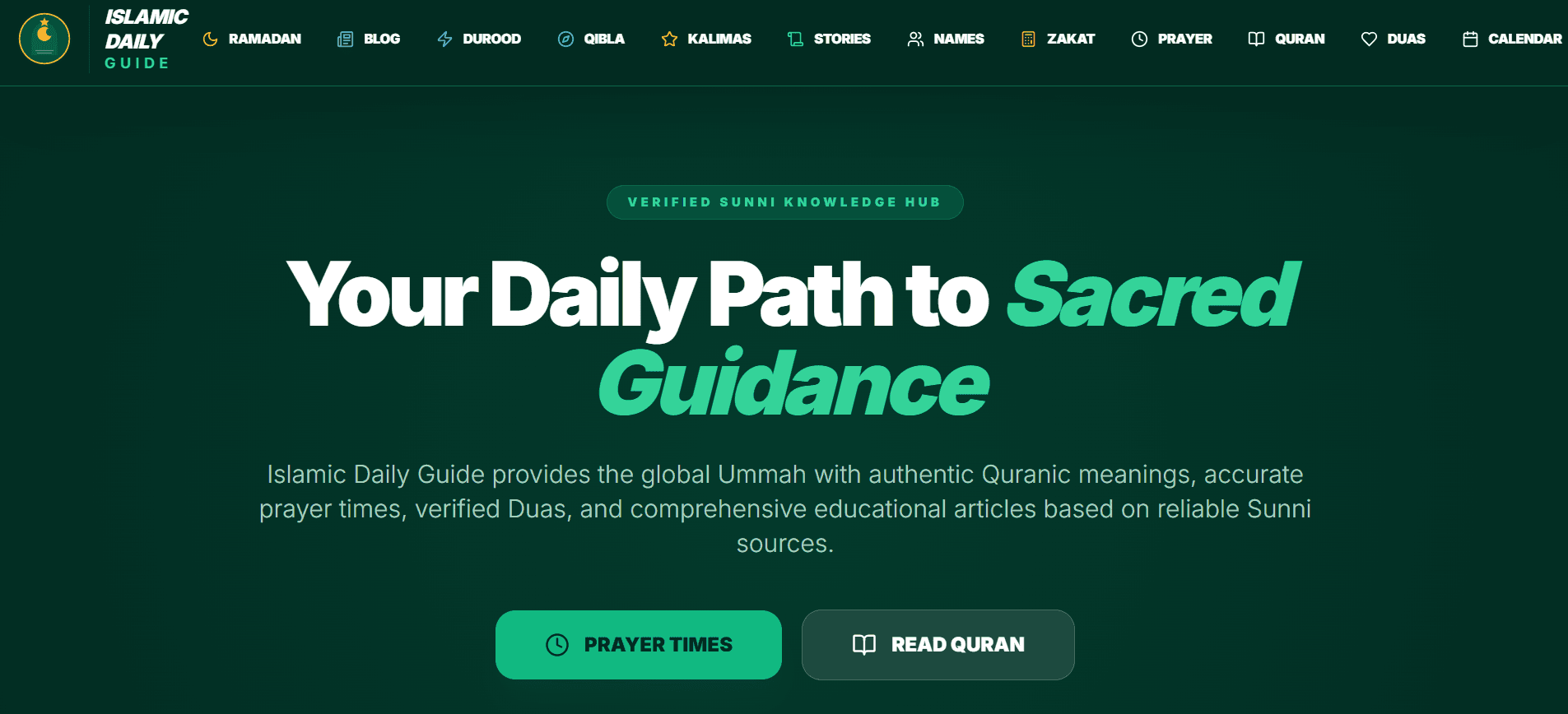 Islamic Daily Guide — Comprehensive Spiritual Reference