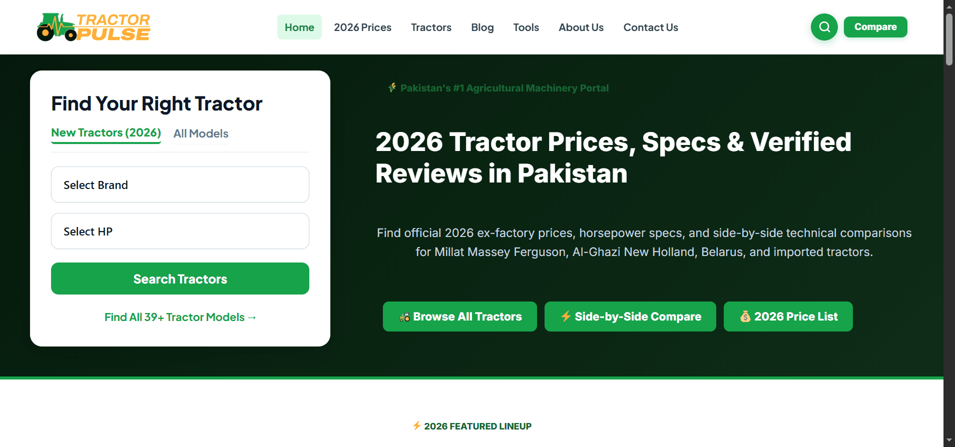 Tractor Pulse — Agricultural Machinery Marketplace
