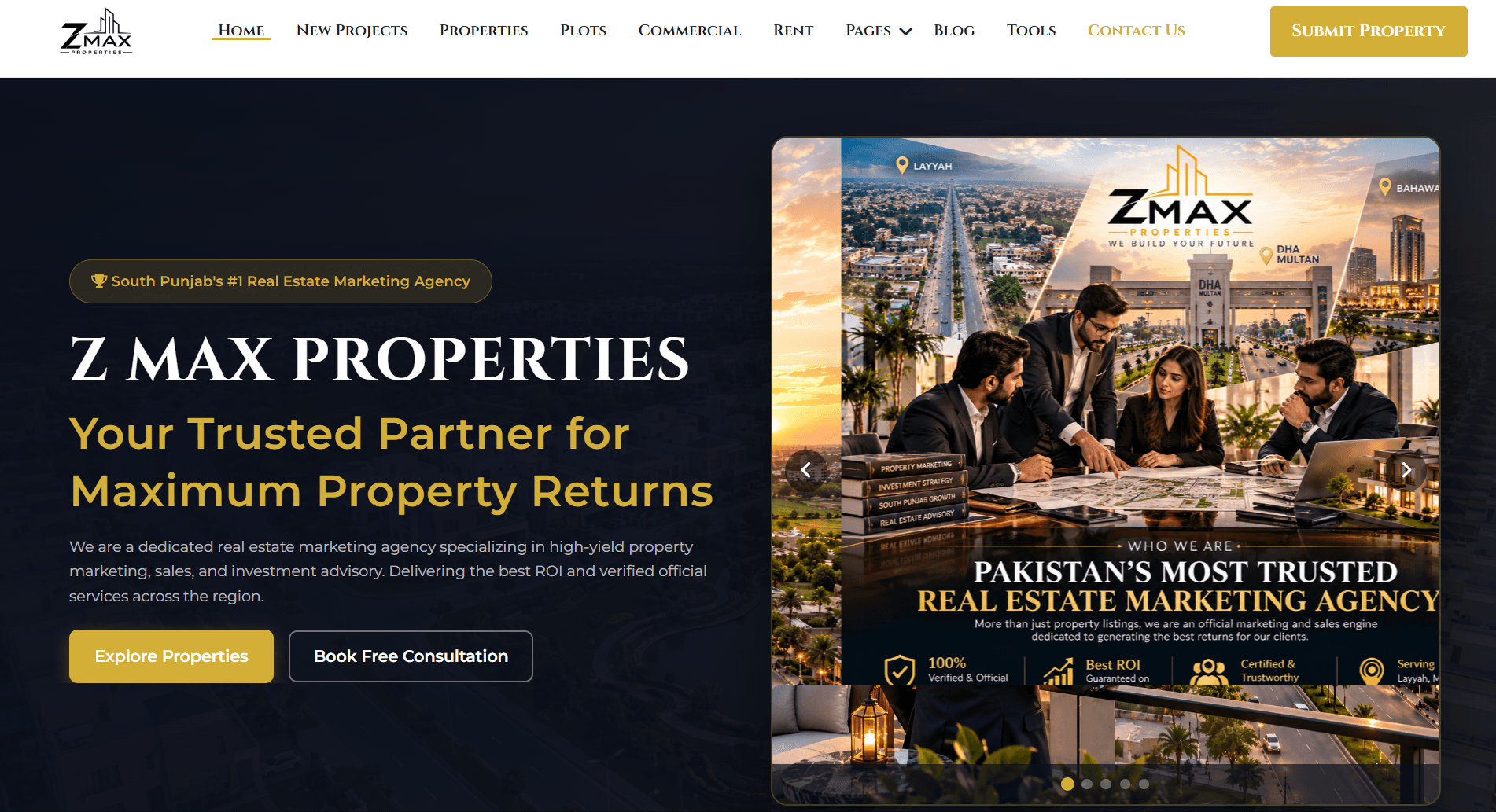 Z Max Properties — Premium Real Estate Portal