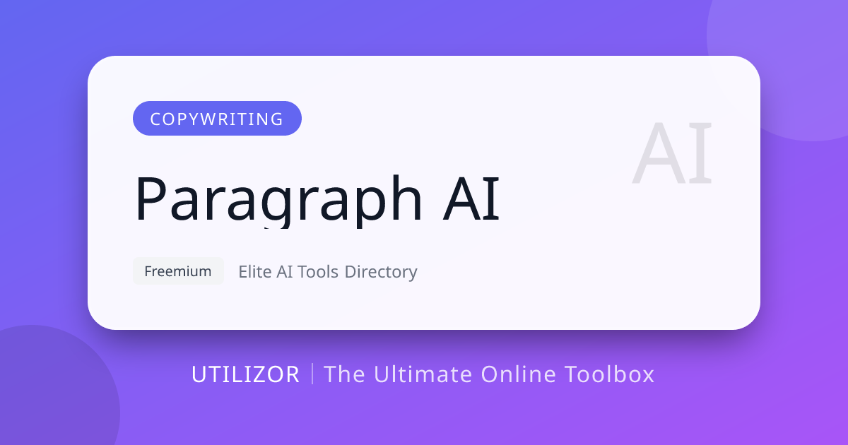 Paragraph AI