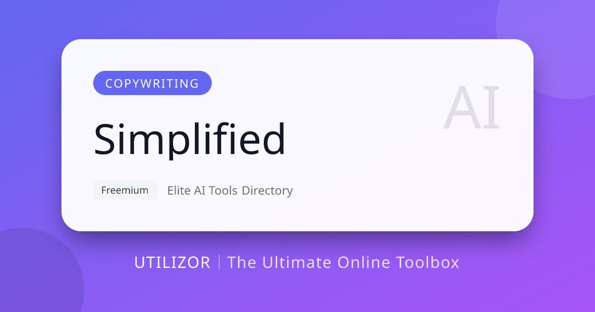 Simplified
