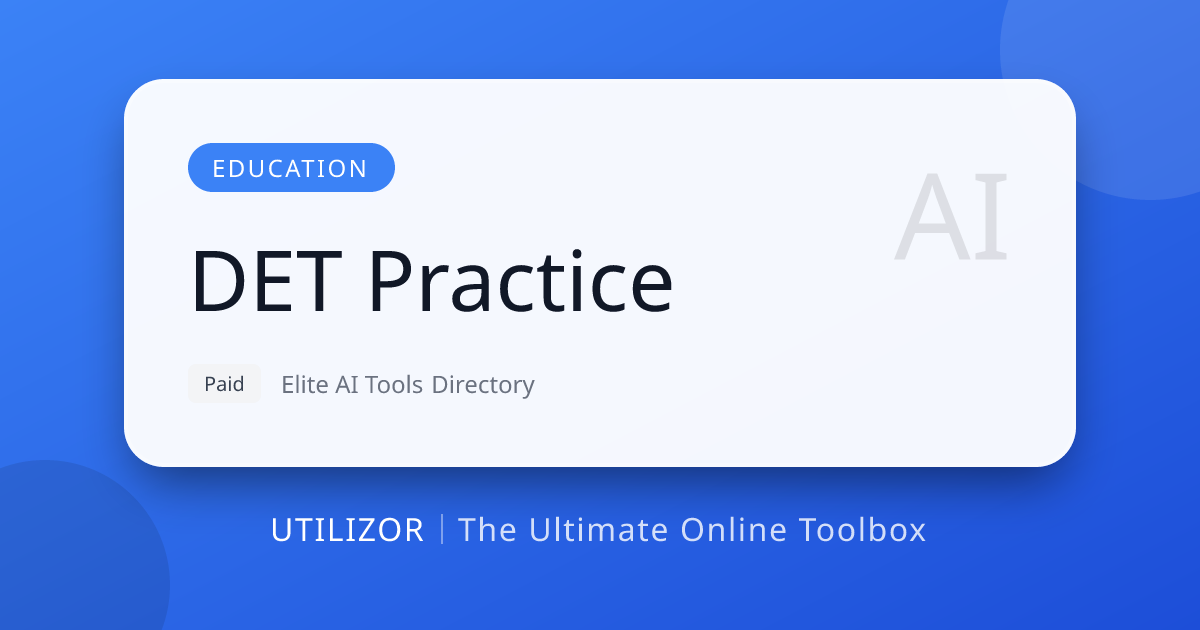 DET Practice