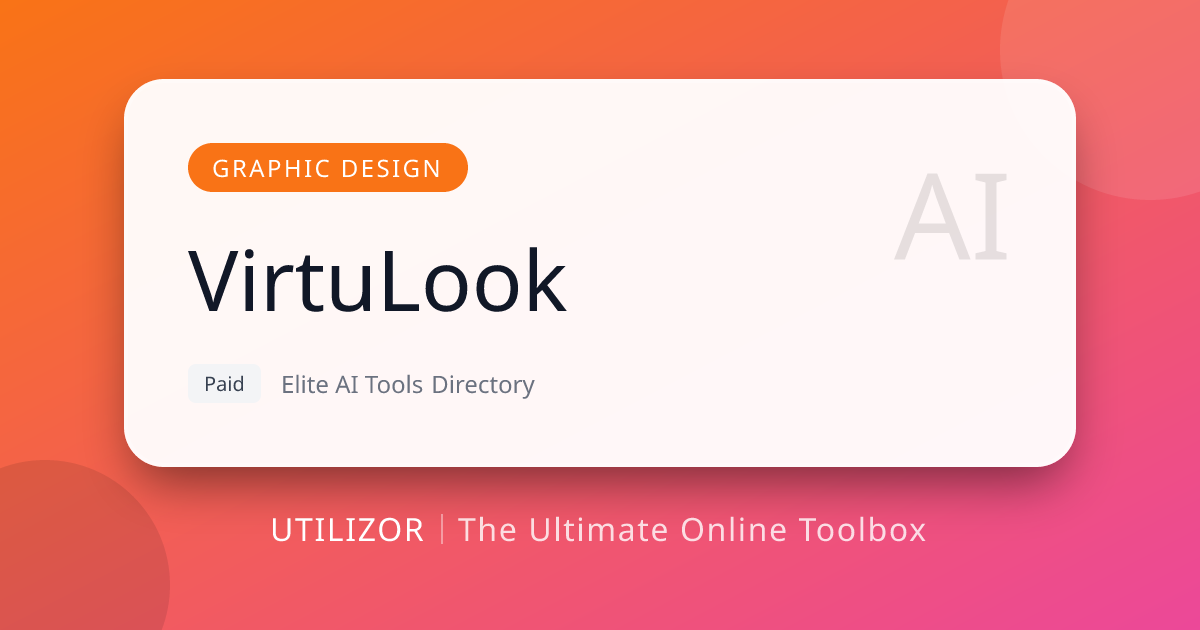 Wondershare VirtuLook