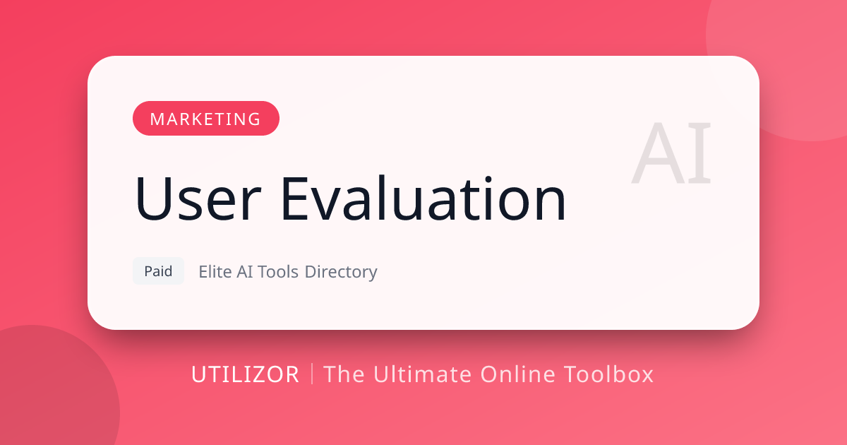 User Evaluation
