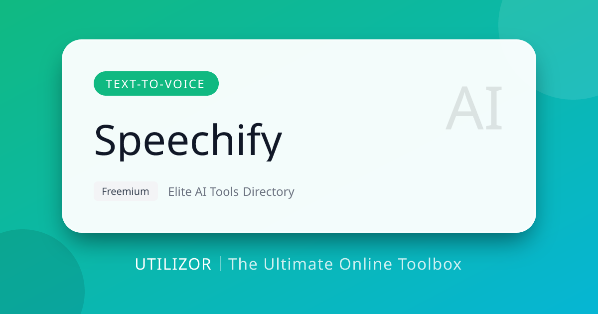 Speechify
