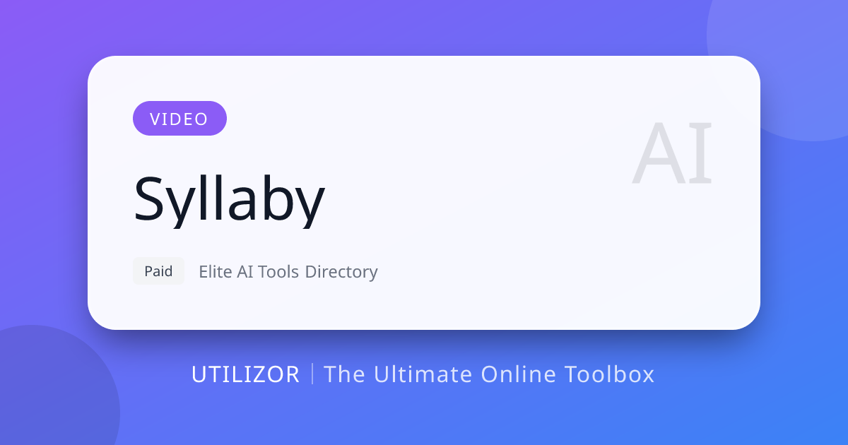 Syllaby